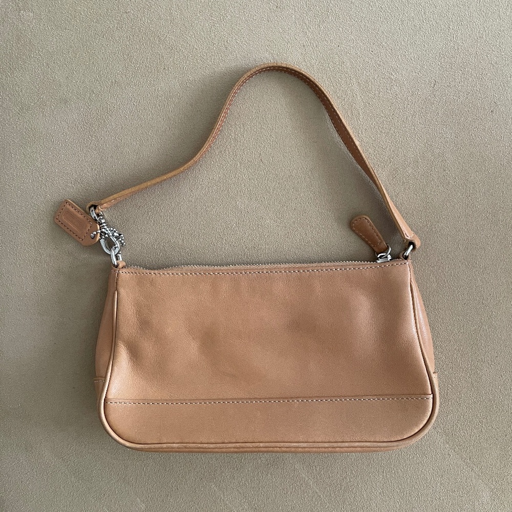Coach leather mini shoulder bag